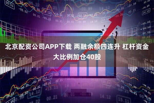 北京配资公司APP下载 两融余额四连升 杠杆资金大比例加仓40股